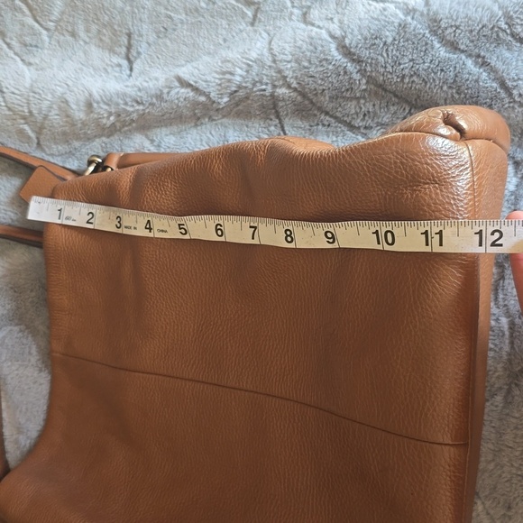 Coach New York Brown pebbled leather slouch handbag See Photos - Picture 16 of 16